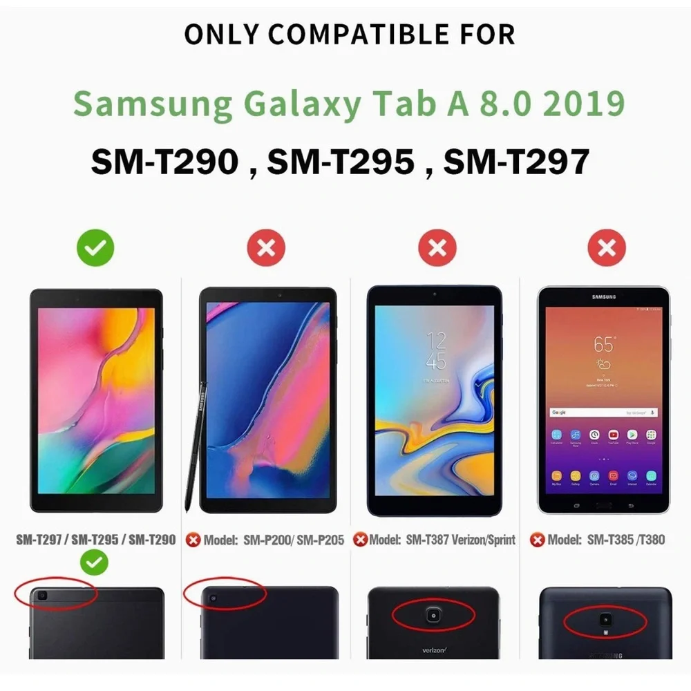 NEW Samsung Galaxy Tab A 8 Case Cover